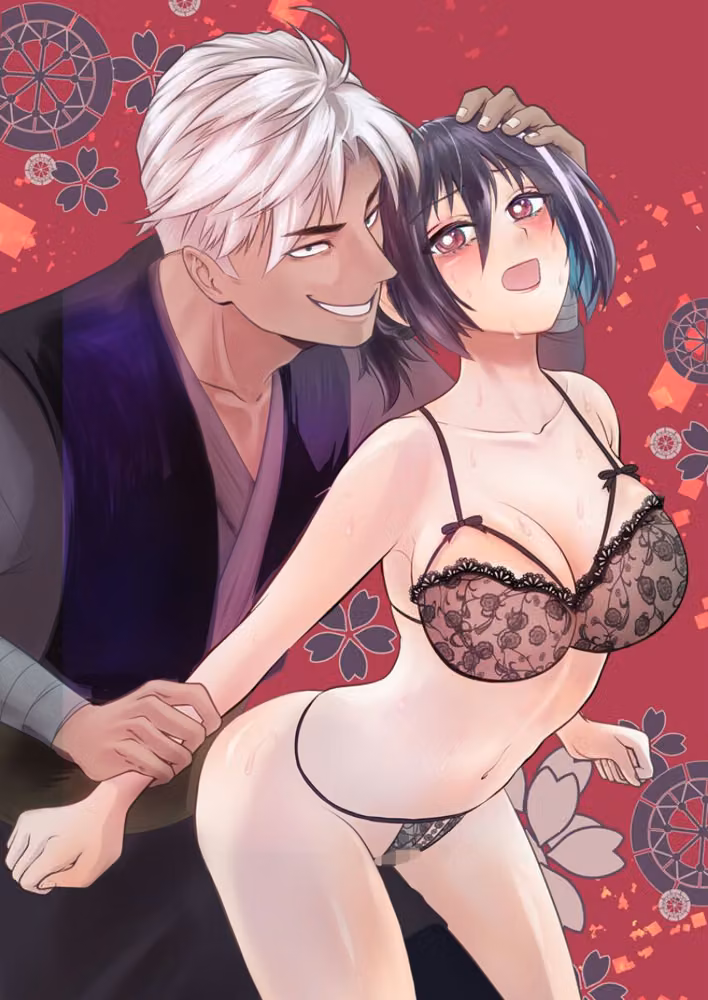 忍びの里の睦事奇譚〜統領の激しい溺愛エッチに抗いたくても抗えない〜【R18版】（単話） hitomiエロ漫画raw サンプル画像003