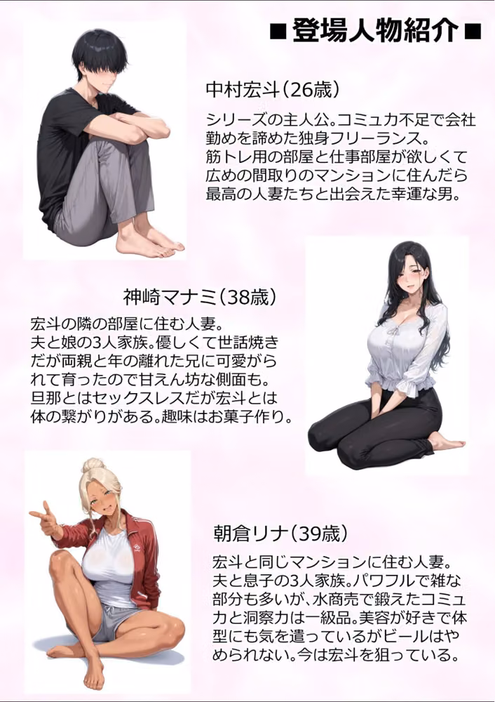 【棒消し版】人妻マンションの性活 hitomiエロ漫画raw サンプル画像005