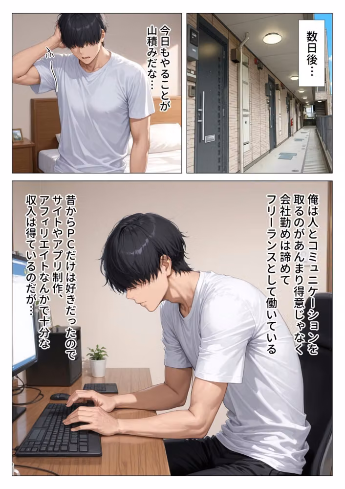 【棒消し版】人妻マンションの性活 hitomiエロ漫画raw サンプル画像011