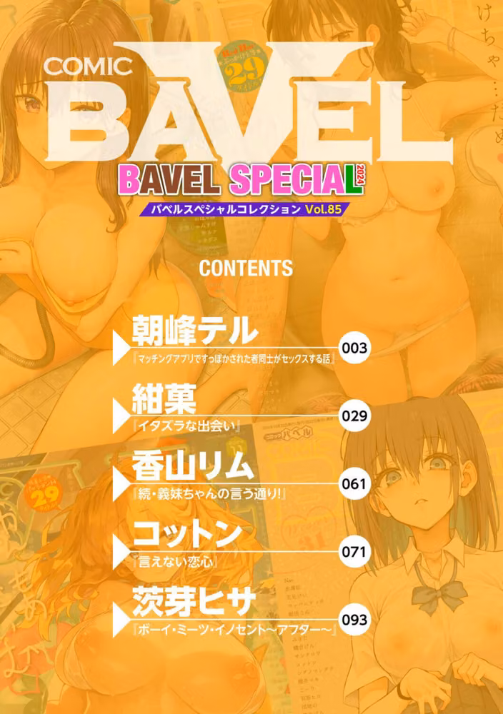 COMIC BAVEL SPECIAL COLLECTION（コミックバベル スペシャルコレクション）VOL85 hitomiエロ漫画raw サンプル画像002