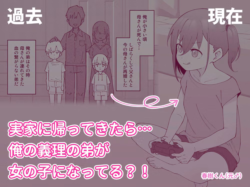 兄貴の彼女になる女の子になっちゃった弟 総集編完全版 hitomiエロ漫画raw サンプル画像001