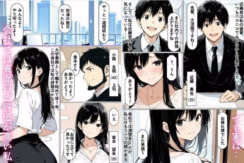 デリヘル呼んだら会社の先輩が来たので脅して中出し要求した hitomiエロ漫画raw サンプル画像001