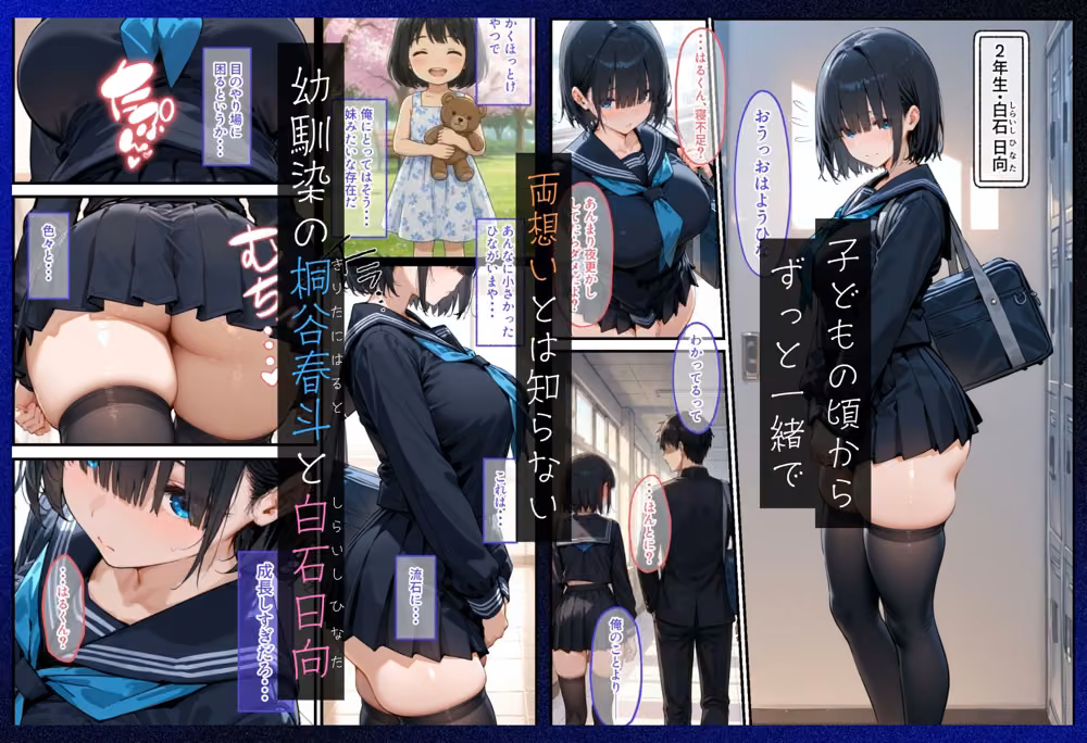 気弱な幼馴染は簡単に寝取られる hitomiエロ漫画raw サンプル画像001