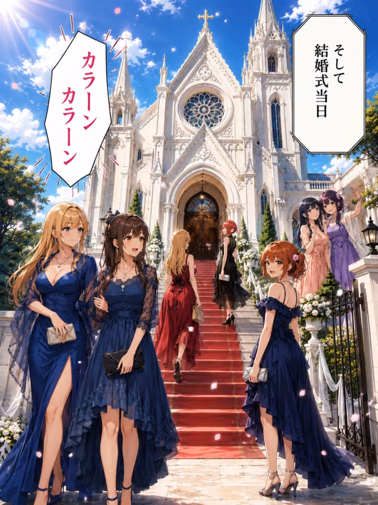 俺だけ何をしても許される世界seen4結婚式編 hitomiエロ漫画raw サンプル画像055