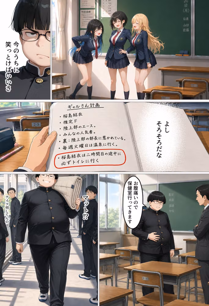 僕をいじめたギャルさん達に復讐する話ーリベンジ結衣編ー hitomiエロ漫画raw サンプル画像033