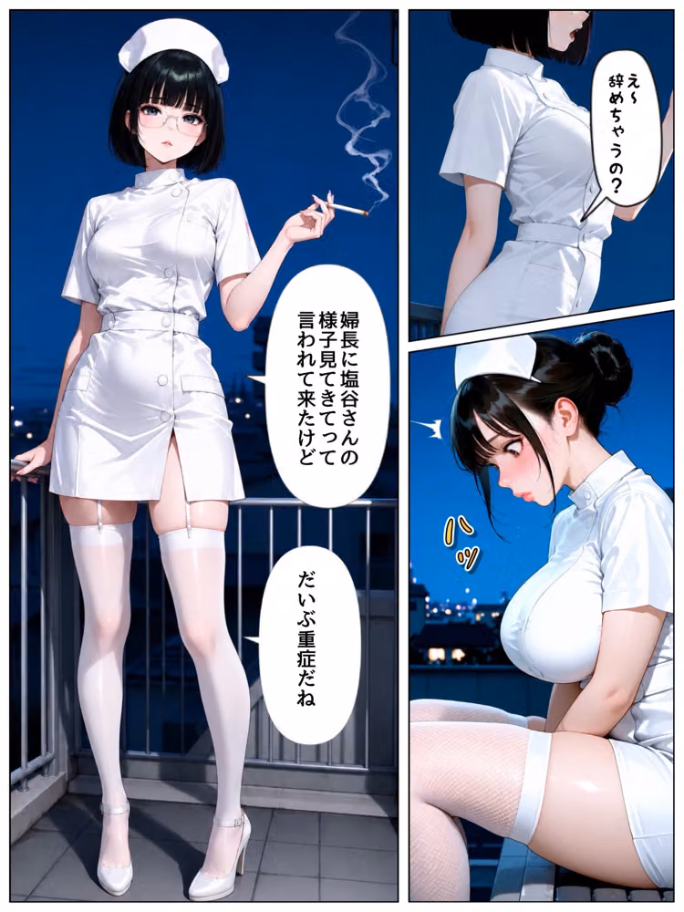 清楚系おっとり肉厚ナースに性処理させてたらちんぽ依存症になって貪ってきた話  性処理病棟 hitomiエロ漫画raw サンプル画像040