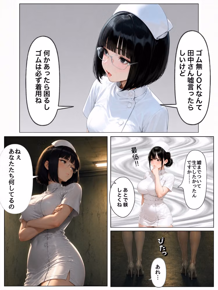 清楚系おっとり肉厚ナースに性処理させてたらちんぽ依存症になって貪ってきた話  性処理病棟 hitomiエロ漫画raw サンプル画像042