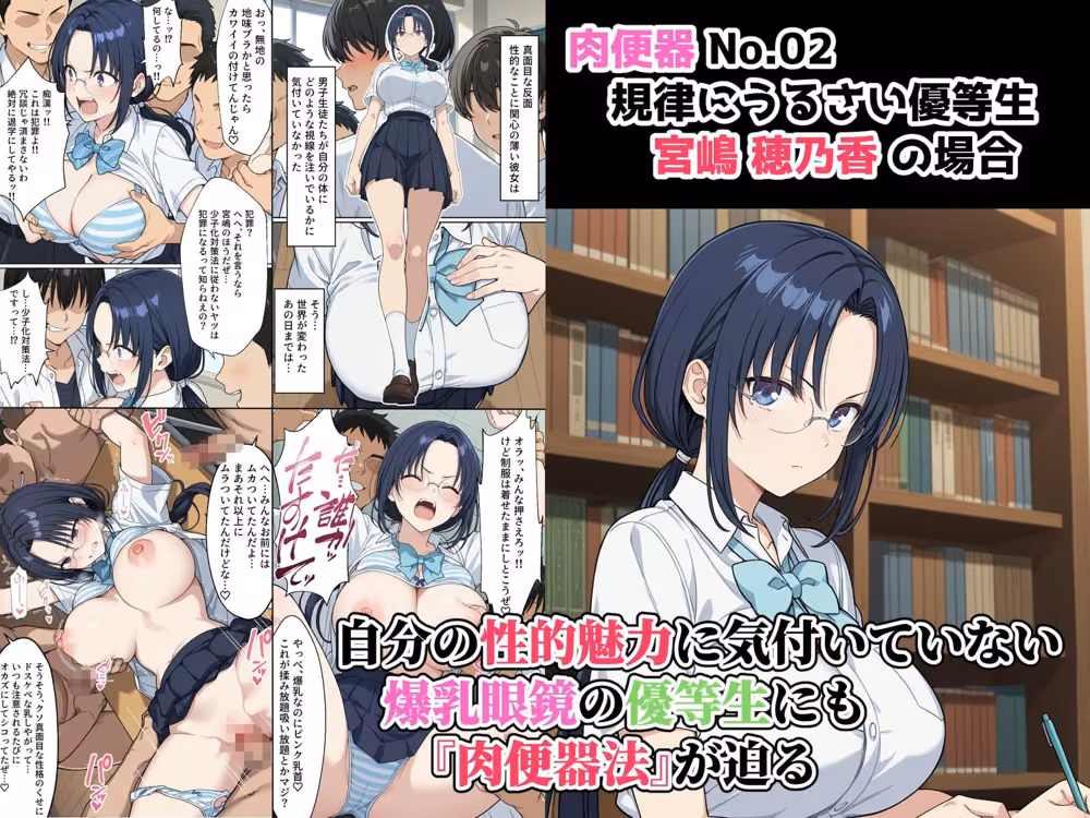 肉便器法の成立した世界で〜校内の好きな美少女を選んで肉便器にできる世界〜 hitomiエロ漫画raw サンプル画像004