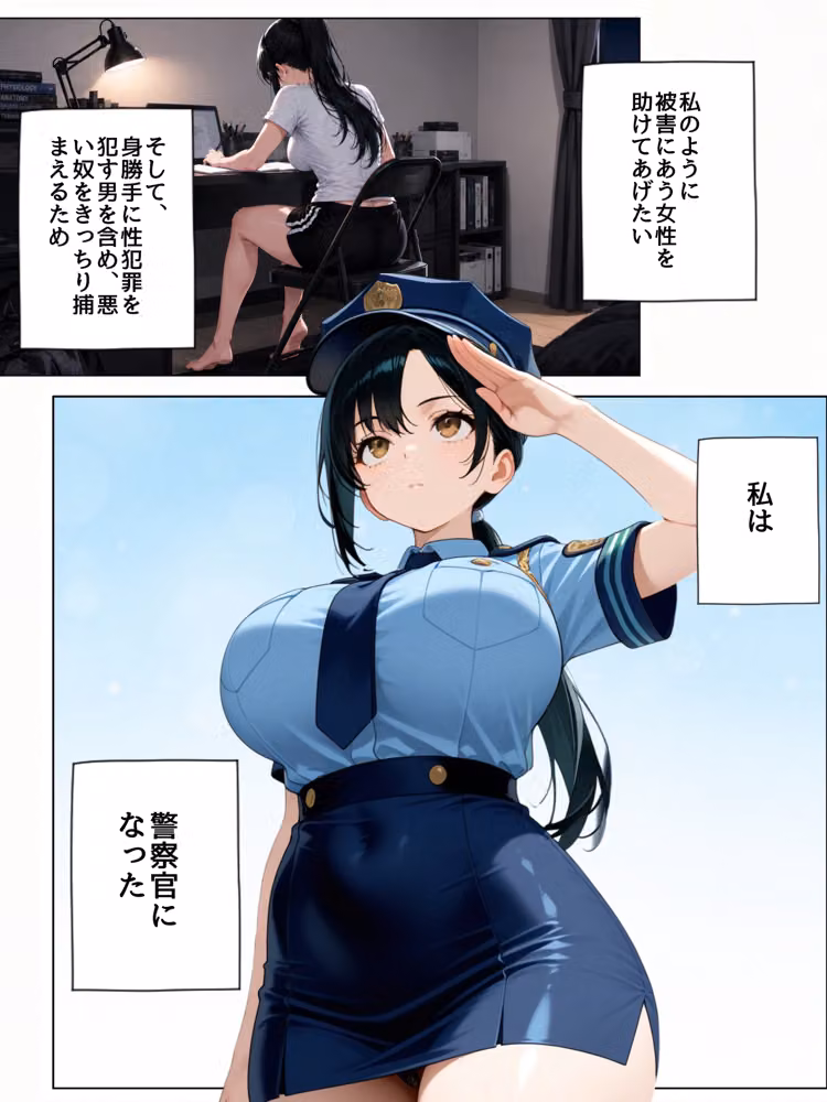 男嫌いな新卒警官を監×してマゾメス化させた結果 hitomiエロ漫画raw サンプル画像008