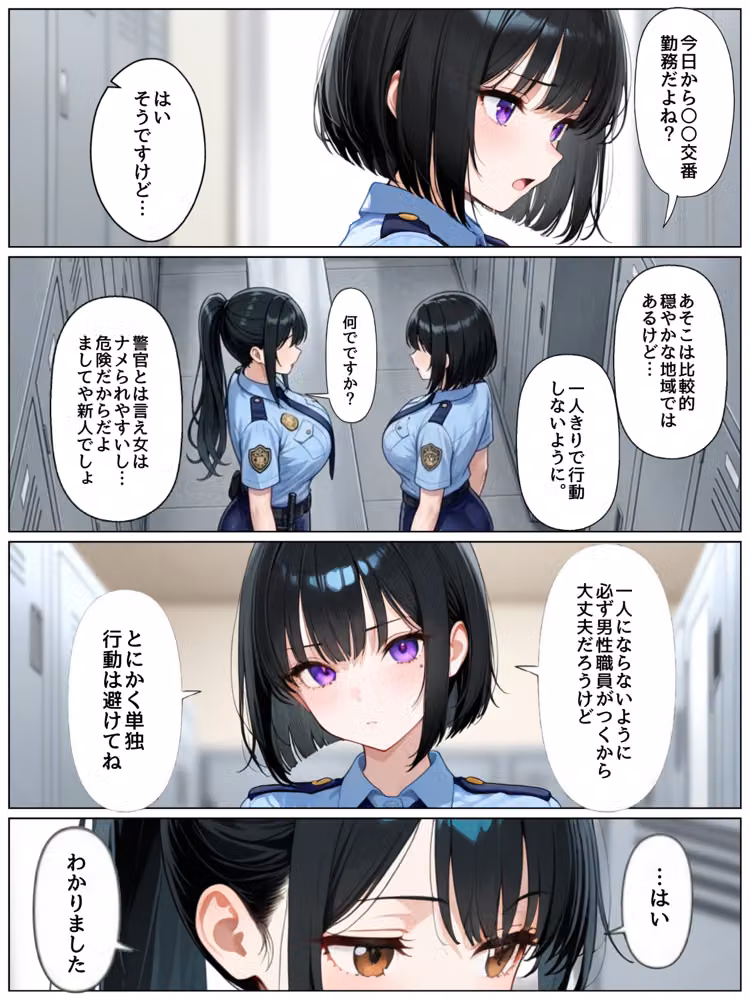男嫌いな新卒警官を監×してマゾメス化させた結果 hitomiエロ漫画raw サンプル画像014