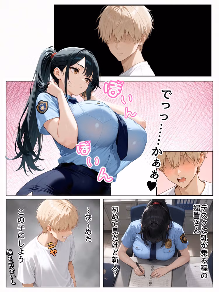 男嫌いな新卒警官を監×してマゾメス化させた結果 hitomiエロ漫画raw サンプル画像018