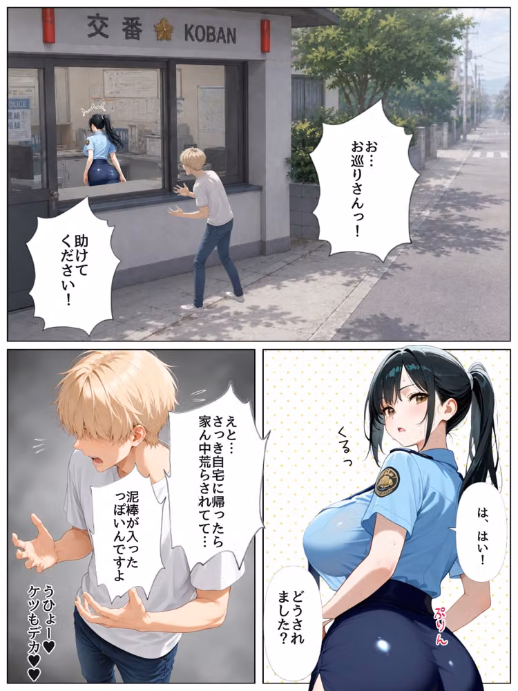男嫌いな新卒警官を監×してマゾメス化させた結果 hitomiエロ漫画raw サンプル画像019