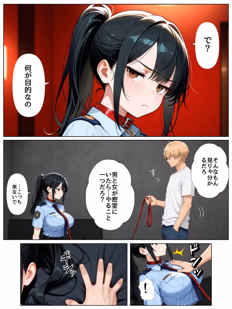 男嫌いな新卒警官を監×してマゾメス化させた結果 hitomiエロ漫画raw サンプル画像033