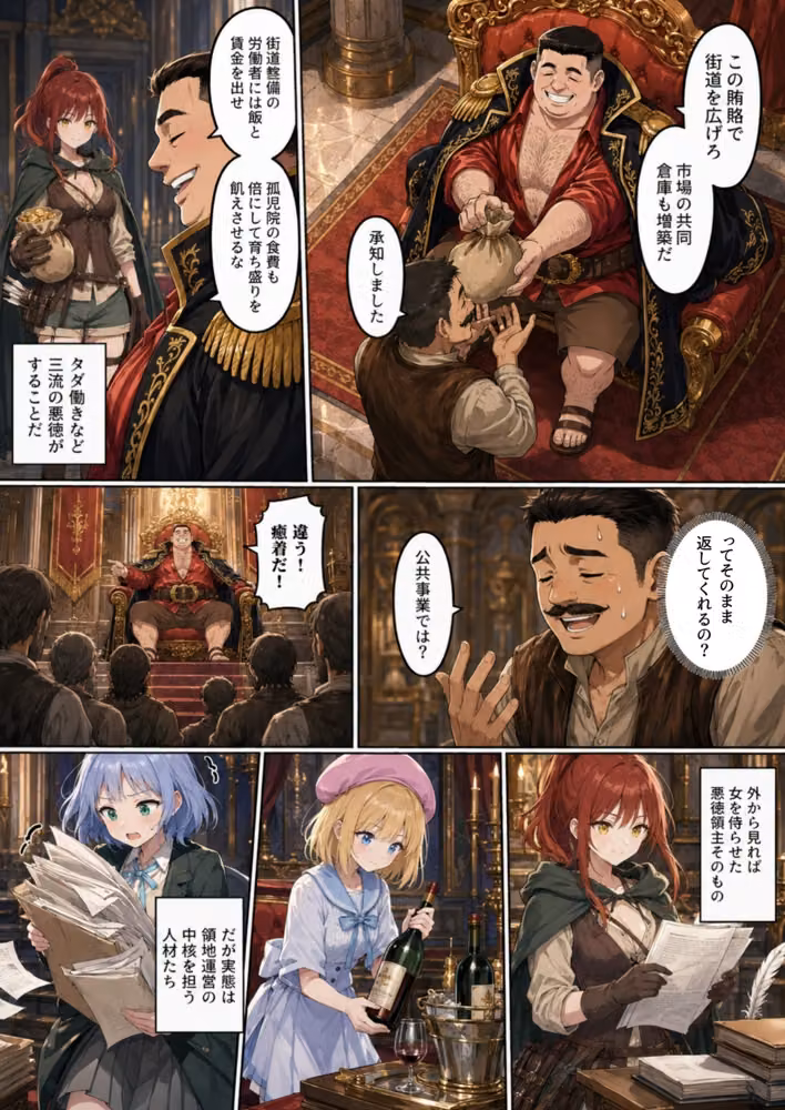 【銀髪の賞金稼ぎ編】追放された種付けおじさん、辺境でハーレム悪徳領主になる第2巻 hitomiエロ漫画raw サンプル画像014