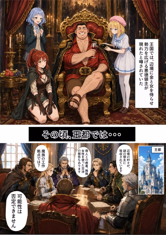 【銀髪の賞金稼ぎ編】追放された種付けおじさん、辺境でハーレム悪徳領主になる第2巻 hitomiエロ漫画raw サンプル画像015