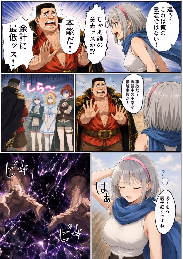 【銀髪の賞金稼ぎ編】追放された種付けおじさん、辺境でハーレム悪徳領主になる第2巻 hitomiエロ漫画raw サンプル画像065