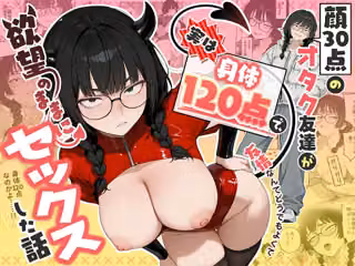 顔30点のオタク友達が実は身体120点で、友情なんてどうでもよくて欲望のままにセックスした話