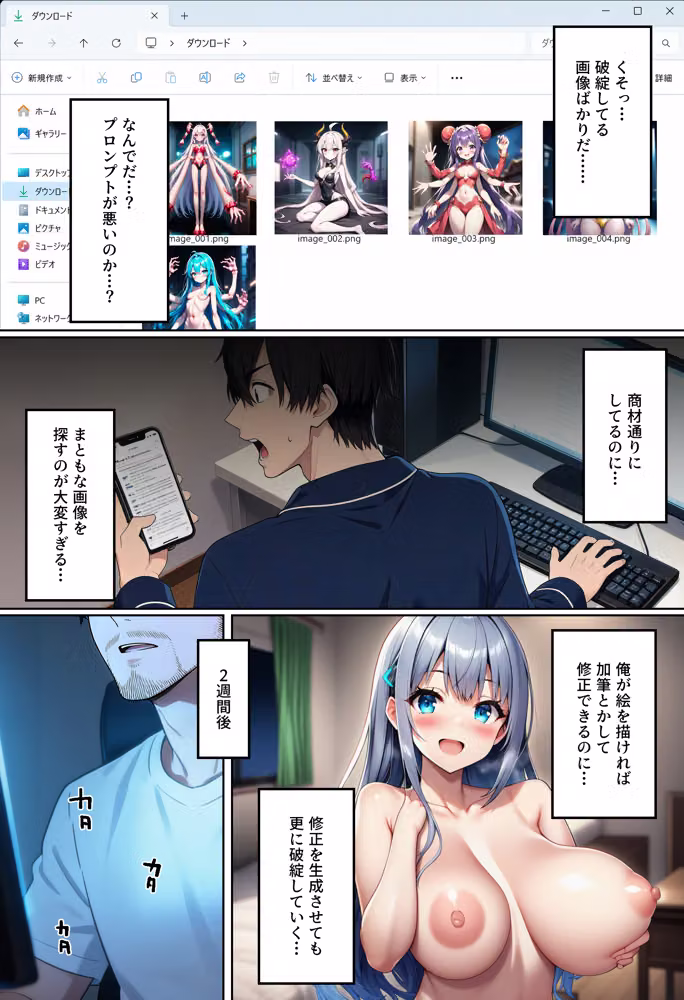【NTR】「情報商材なんかに手を出さなければ…」〜AI副業で破産した夫の隣で、快楽堕ちする妻〜 hitomiエロ漫画raw サンプル画像012