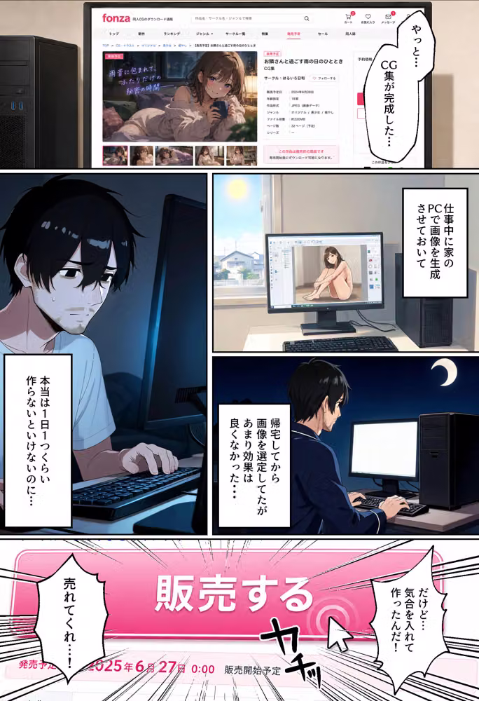 【NTR】「情報商材なんかに手を出さなければ…」〜AI副業で破産した夫の隣で、快楽堕ちする妻〜 hitomiエロ漫画raw サンプル画像013
