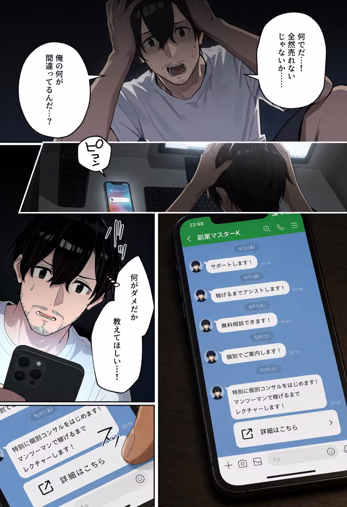 【NTR】「情報商材なんかに手を出さなければ…」〜AI副業で破産した夫の隣で、快楽堕ちする妻〜 hitomiエロ漫画raw サンプル画像015