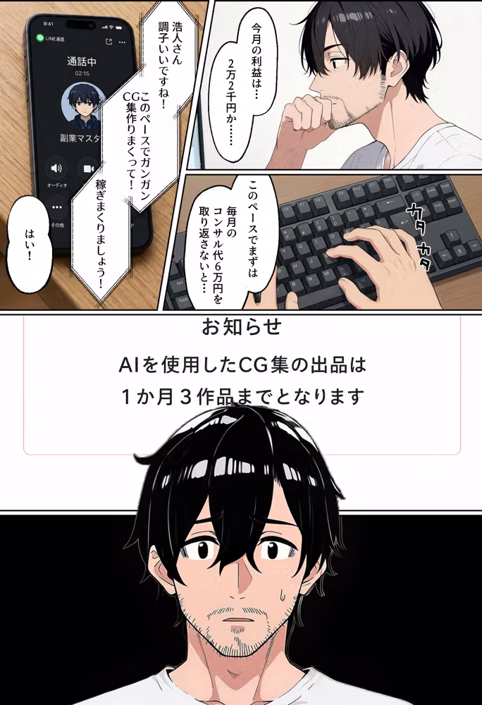 【NTR】「情報商材なんかに手を出さなければ…」〜AI副業で破産した夫の隣で、快楽堕ちする妻〜 hitomiエロ漫画raw サンプル画像022