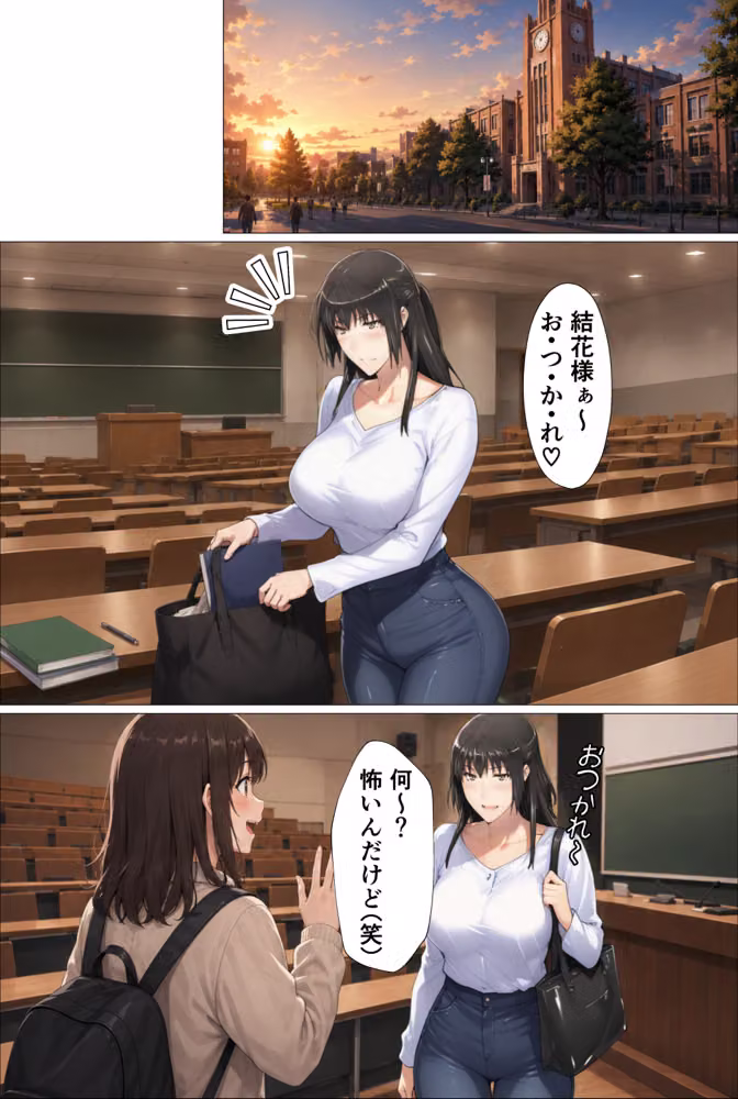 黒人の極太チンポに溺れる橘姉妹 hitomiエロ漫画raw サンプル画像001