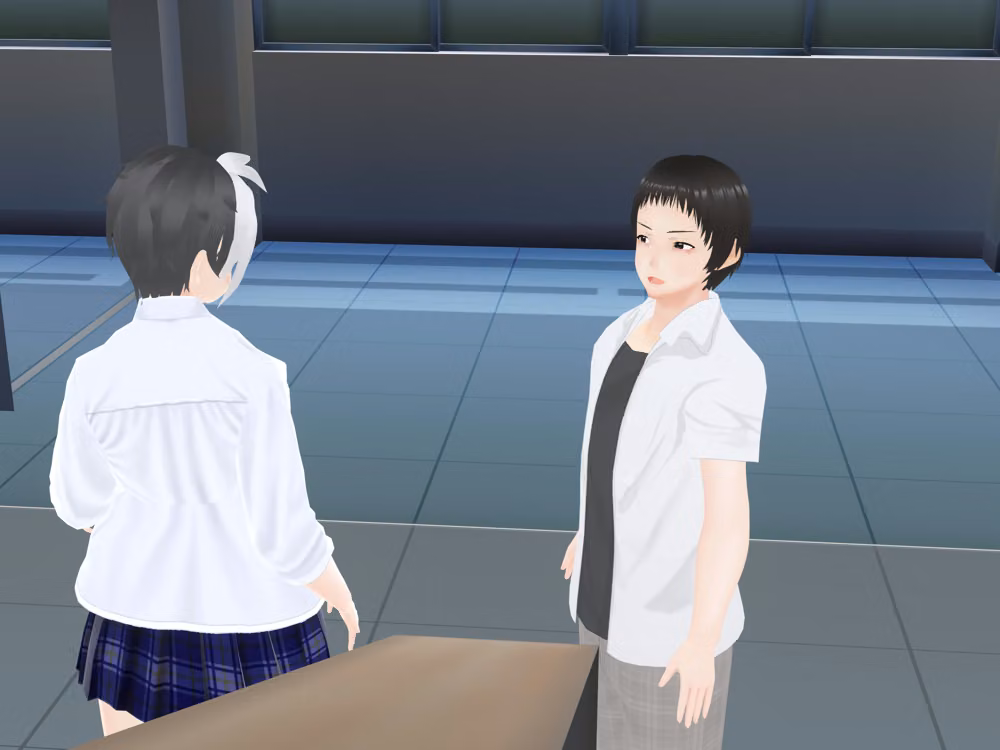女子だけデカく 男子を追い抜く 成長音〜手すり編〜 hitomiエロ漫画raw サンプル画像020