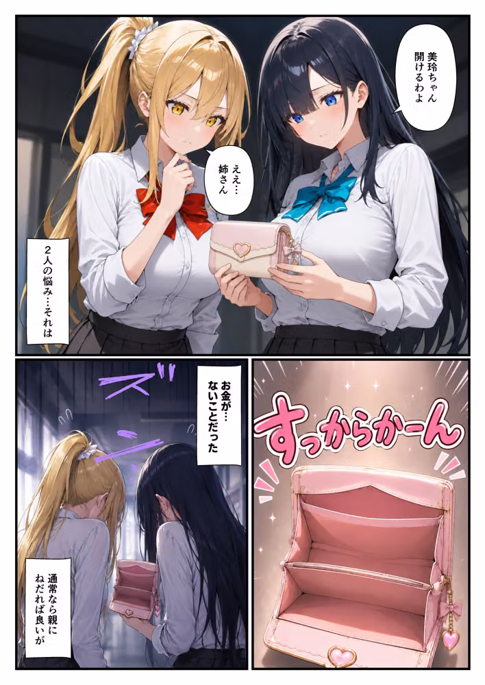 【実録】メンエス嬢姉妹の秘密〜お小遣いほしさに大量中出し〜 hitomiエロ漫画raw サンプル画像002