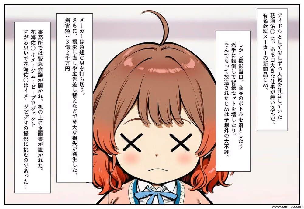 CM炎上で人生終了！？、なぜか借金返済のためにイメージビデオを撮ることになった件 hitomiエロ漫画raw サンプル画像002