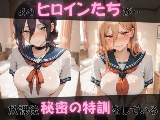 【チェ●ソーマン】放課後ヒロインズレ●/パ●ー/マ●マ編 hitomiエロ漫画raw サンプル画像001