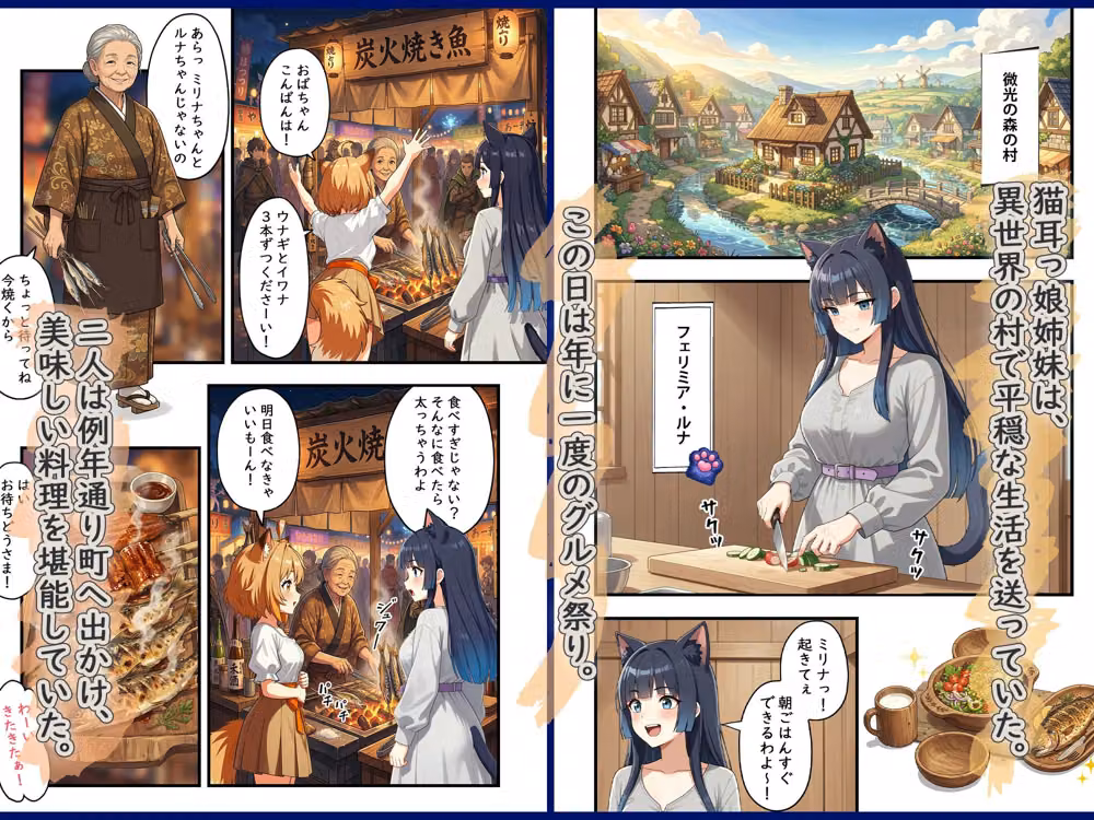 異世界奴●猫耳っ娘姉妹の救済 〜私も性奴●だけど、お姉ちゃんだけは救い出してみせる。〜 hitomiエロ漫画raw サンプル画像001