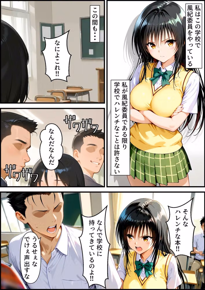 風紀委員の敗北、、、私が性隷に堕ちた日 hitomiエロ漫画raw サンプル画像001