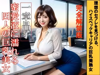 蜜愛液に濡れる四人の巨乳美女  一章  晶子