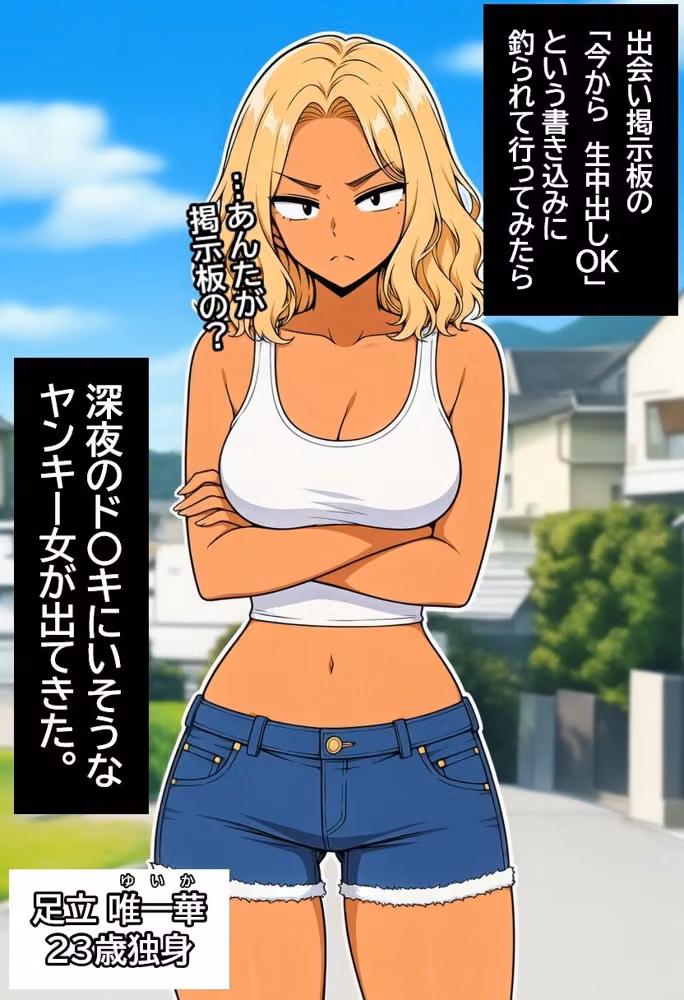 深夜のド〇キにいそうなヤンキー女を孕ませる。 hitomiエロ漫画raw サンプル画像001