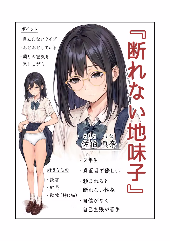 断れない地味子 hitomiエロ漫画raw サンプル画像001