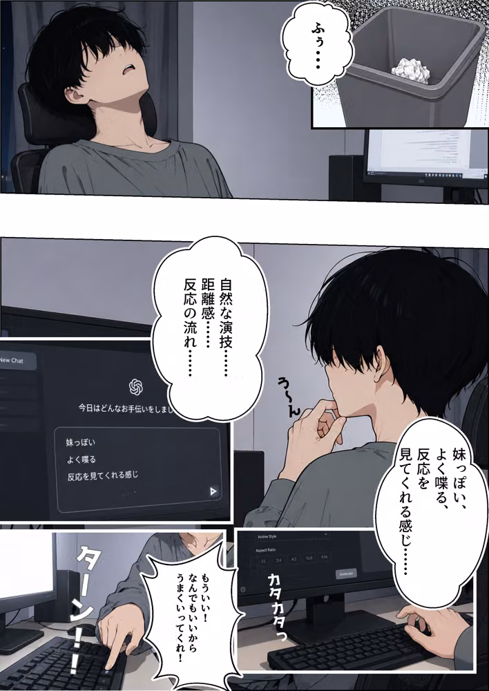 終始余裕のナマイキ妹AIを、最後に本気でワカラセた話 hitomiエロ漫画raw サンプル画像007