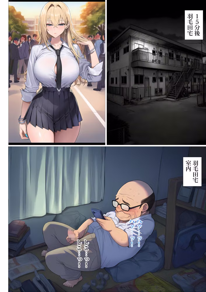 憧れだったハイスペギャルJKにタイムリープ憑依した弱男おじさん、昔の自分のオナホメス奴●になってあげた hitomiエロ漫画raw サンプル画像003