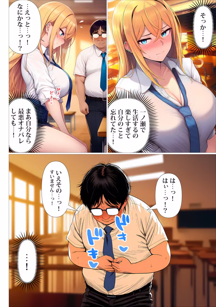憧れだったハイスペギャルJKにタイムリープ憑依した弱男おじさん、昔の自分のオナホメス奴●になってあげた hitomiエロ漫画raw サンプル画像033