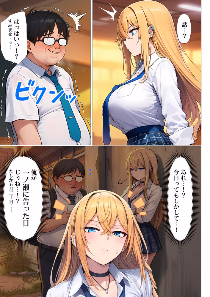 憧れだったハイスペギャルJKにタイムリープ憑依した弱男おじさん、昔の自分のオナホメス奴●になってあげた hitomiエロ漫画raw サンプル画像036