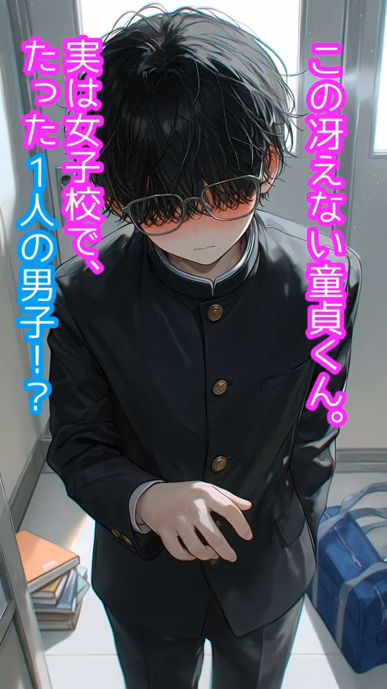女子○で唯一の童貞男子が6美女に囲まれて孕ませハーレム！ hitomiエロ漫画raw サンプル画像001