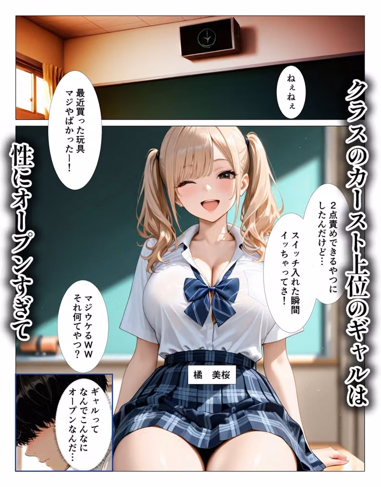 底辺オタクの僕がカースト上位のギャルに素股してもらえたワケ hitomiエロ漫画raw サンプル画像001