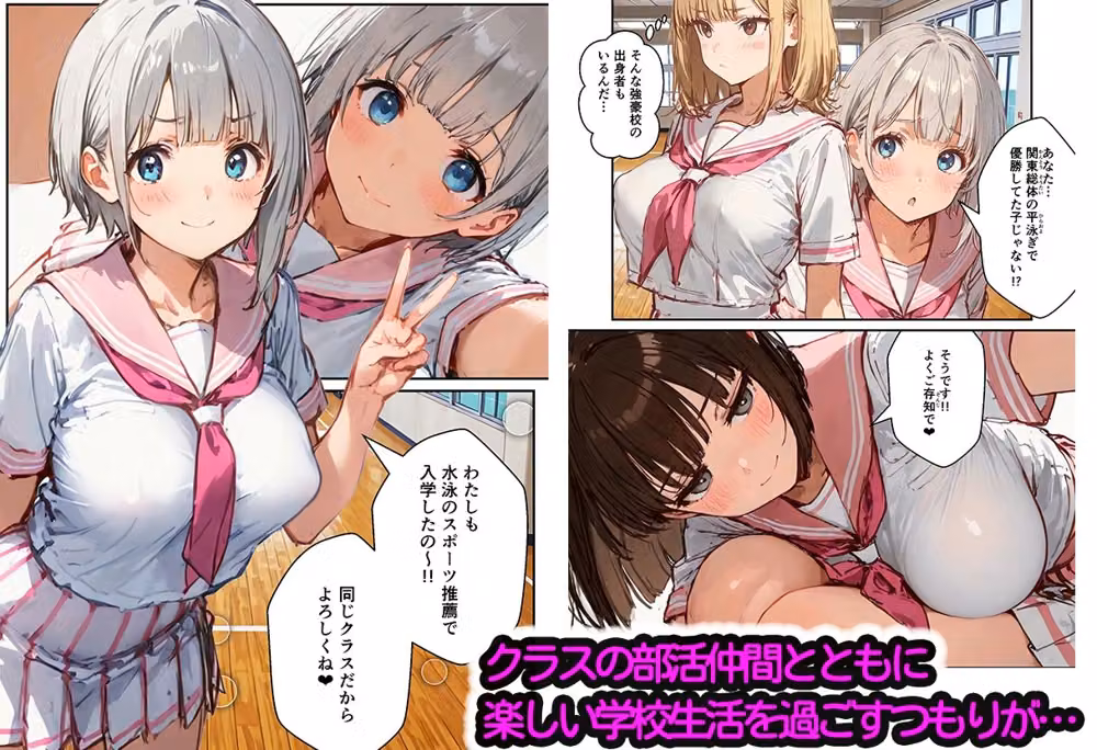 風俗養成校に入学した部活女子がハーレム性特訓 hitomiエロ漫画raw サンプル画像002