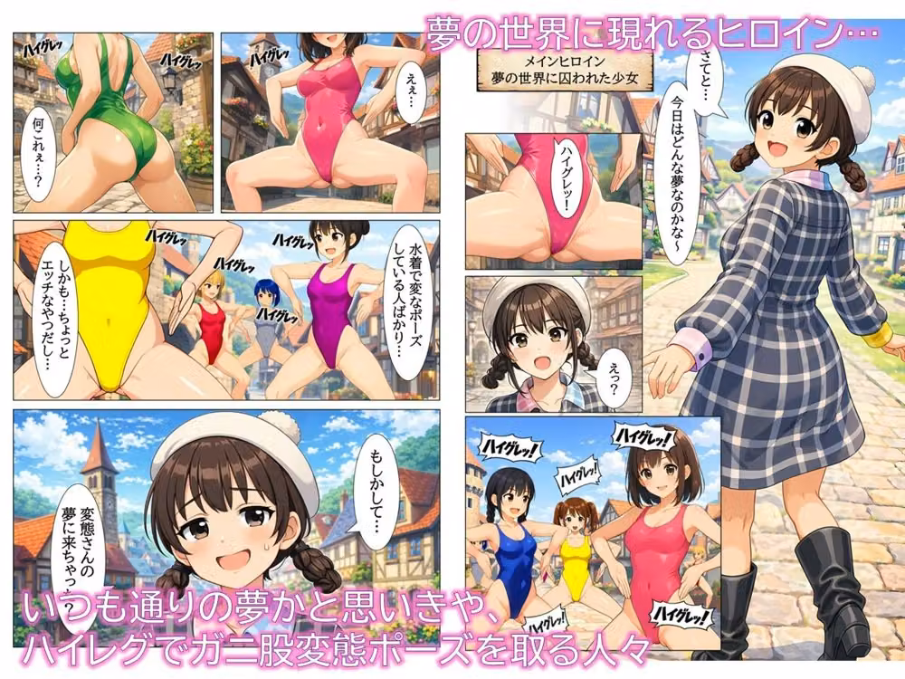 特撮ヒロインがハイグレ堕ちしちゃう！ 〜夢の世界のThis Heroine〜 hitomiエロ漫画raw サンプル画像001