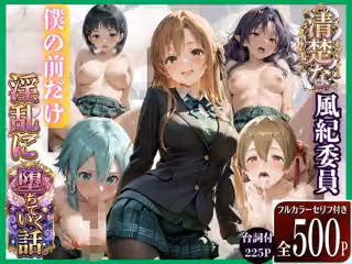 学校の清楚でかわいい推し風紀委員は噂通りにヤリマンでした