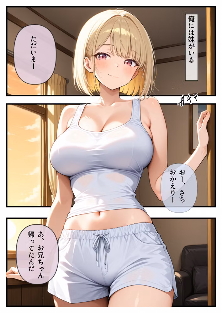 俺のことが好きすぎる妹に襲われたので中出し孕ませセックスをする！ hitomiエロ漫画raw サンプル画像001