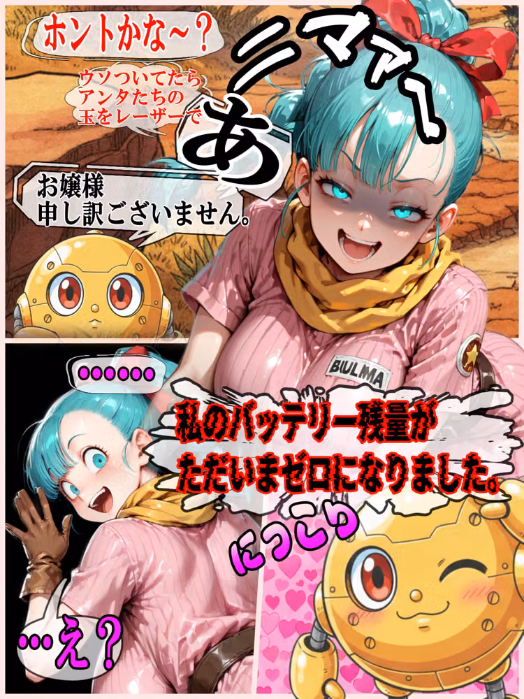 【DB】ブ〇マの誤算！護衛メカ停止でチンピラ3人に即負け！？プライド破壊のナカ〇し絶頂＆バイタル記録で数値化されて羞恥 hitomiエロ漫画raw サンプル画像011