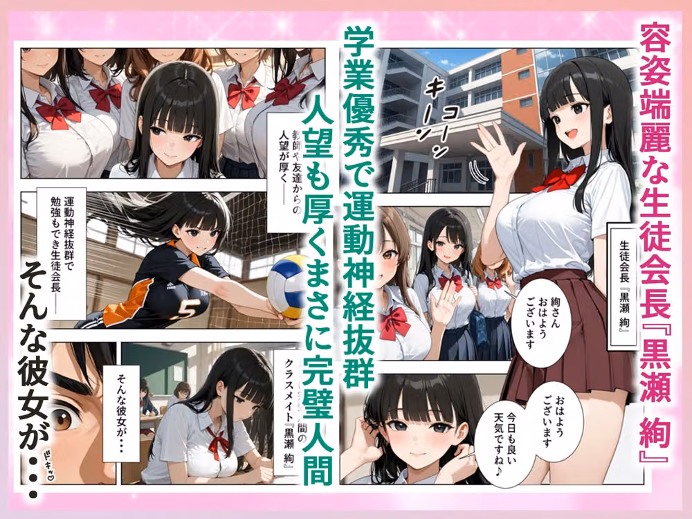清純な生徒会長が快楽の果てにメス堕ちするまで hitomiエロ漫画raw サンプル画像001