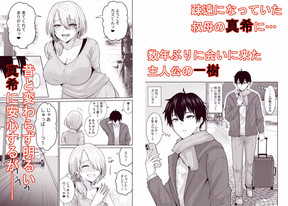 数年ぶりに再会した叔母との話 hitomiエロ漫画raw サンプル画像001