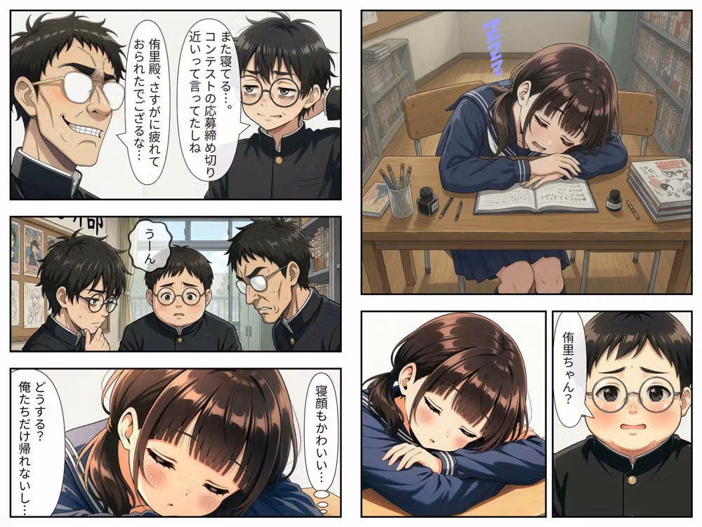 漫研の眠り姫〜睡眠薬で眠らされた無垢な後輩 1話・2話〜 hitomiエロ漫画raw サンプル画像002