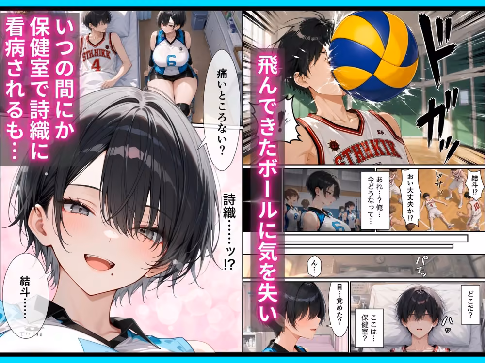 長身ボーイッシュ幼馴染との練習セックスは最高に気持ちいい  前編 hitomiエロ漫画raw サンプル画像003